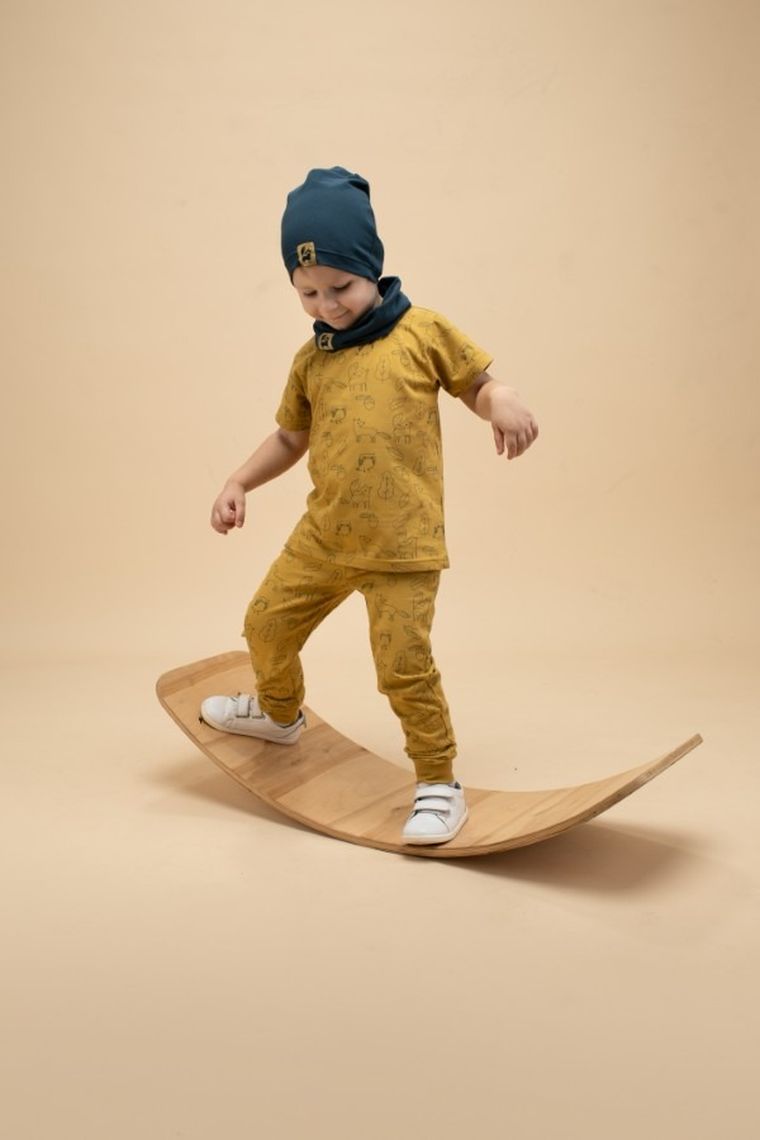 Czapka chłopięca, granatowa, Pinokio