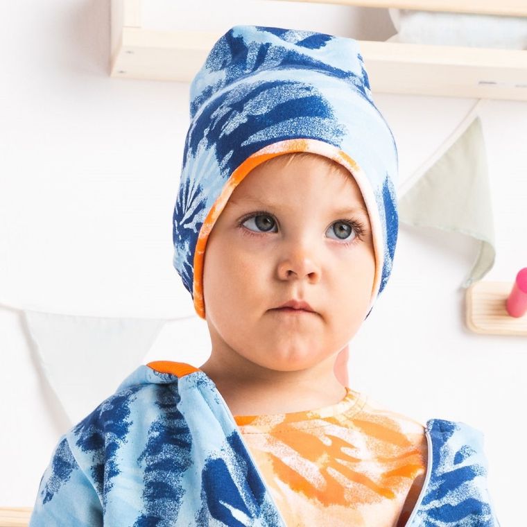 Czapka chłopięca, niebieska, Nicol