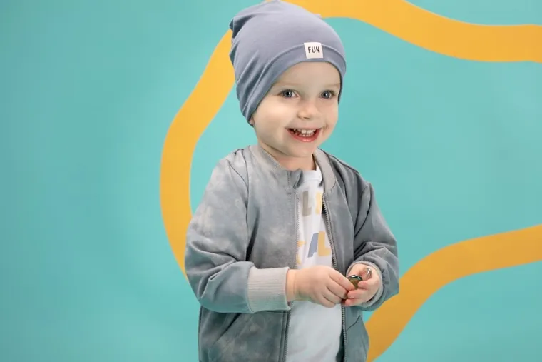 Czapka chłopięca, niebieska, Pinokio