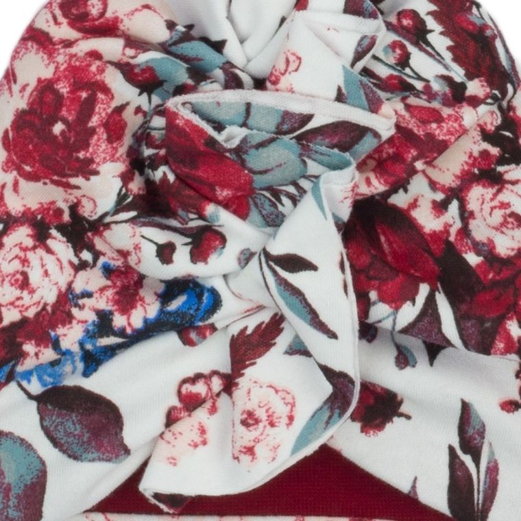 Czapka dziewczęca, biała, Nicol