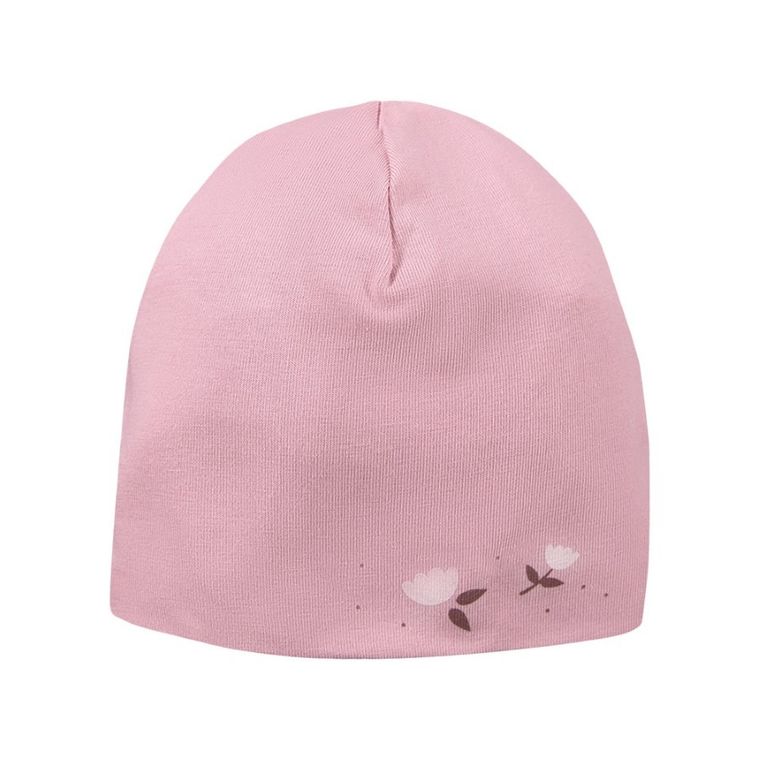 Czapka dziewczęca, różowa, zestaw, 3 szt., Eevi