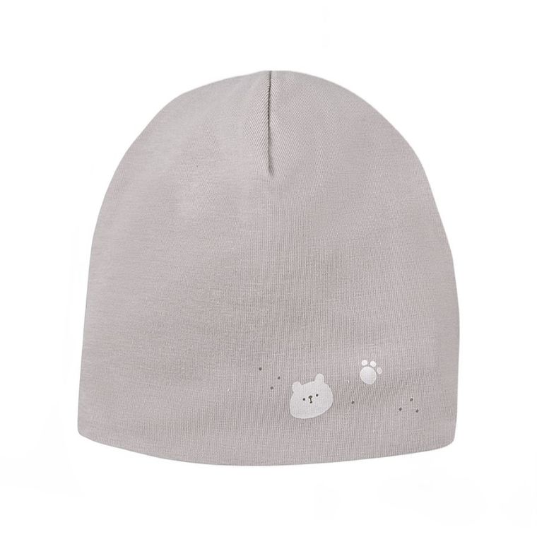 Czapka niemowlęca, beżowa, zestaw, 3 szt., Eevi