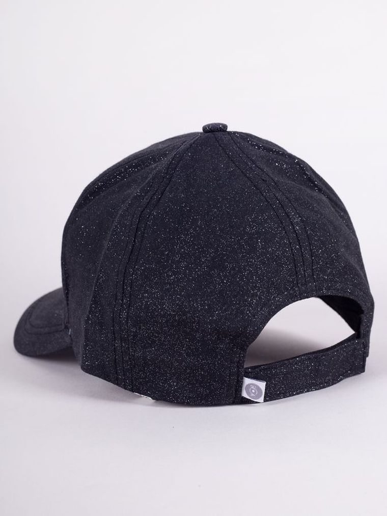 Czapka z daszkiem dziewczęca, czarna, Yoclub