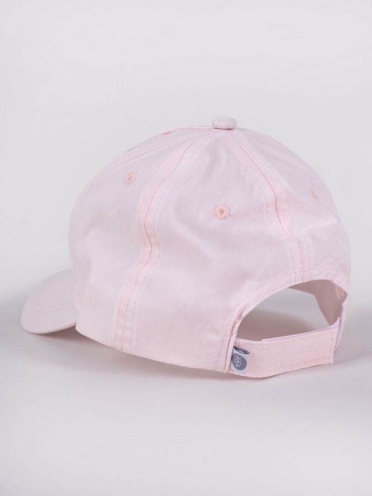 Czapka z daszkiem dziewczęca, różowa, Yoclub