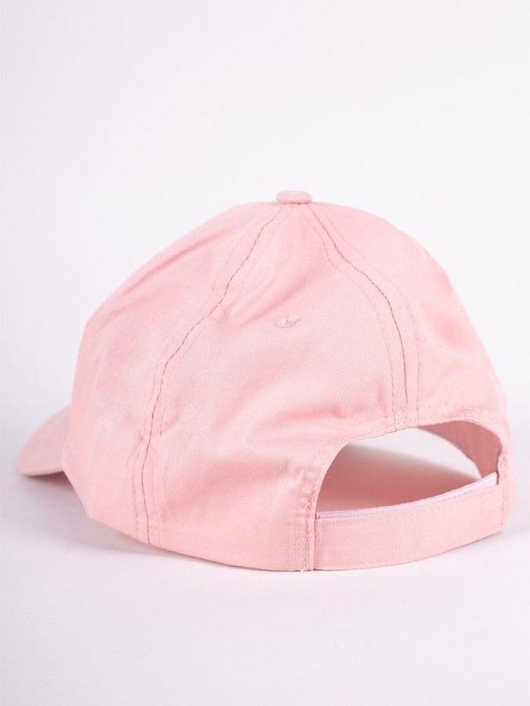 Czapka z daszkiem dziewczęca, różowa, Yoclub
