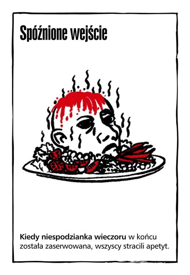 Czarne Historie, Głupia śmierć 2, gra karciana