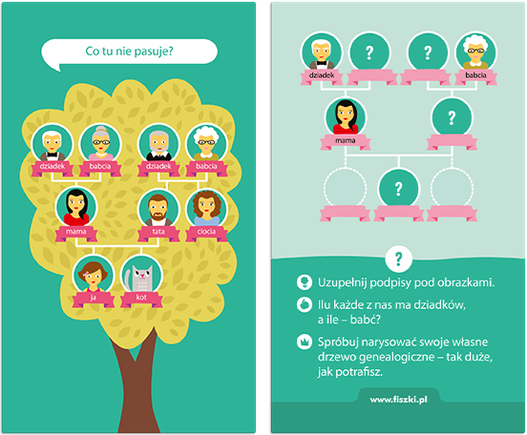 Cztery Głowy, Grajki 6-7 lat, gra edukacyjna