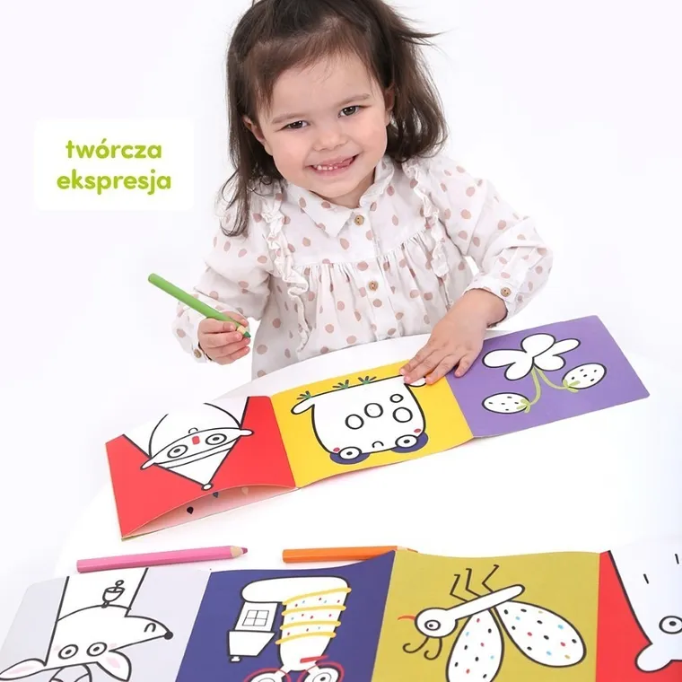 CzuCzu, Dłuuugie rysowanki, Las, książeczka edukacyjna, 2+