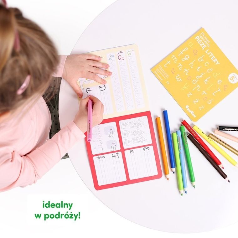 CzuCzu, Dłuuugie rysowanki, Piszę litery, 5+