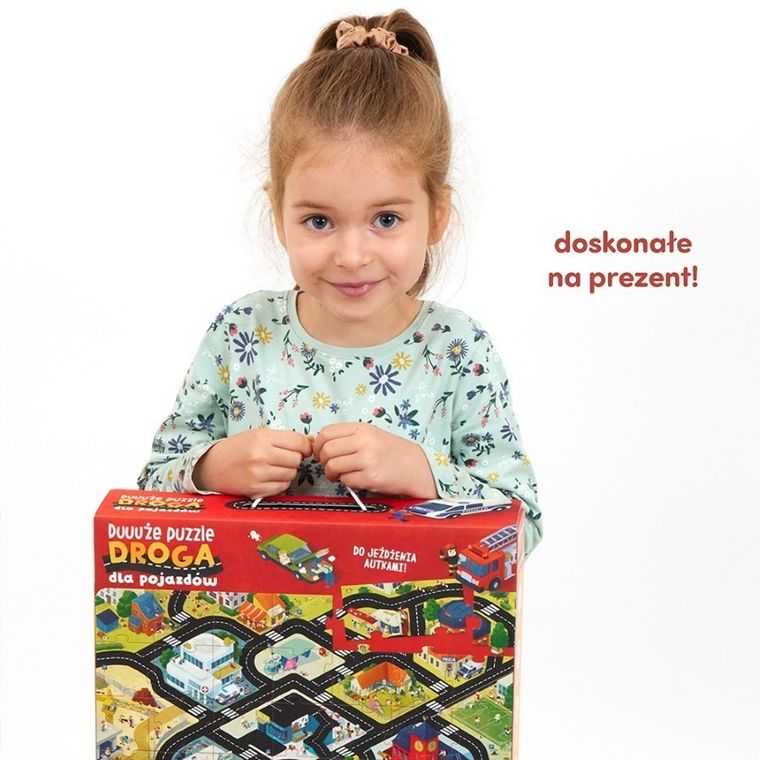 CzuCzu, Duuuże puzzle, Droga dla pojazdów, puzzle, 35 elementów, 3+