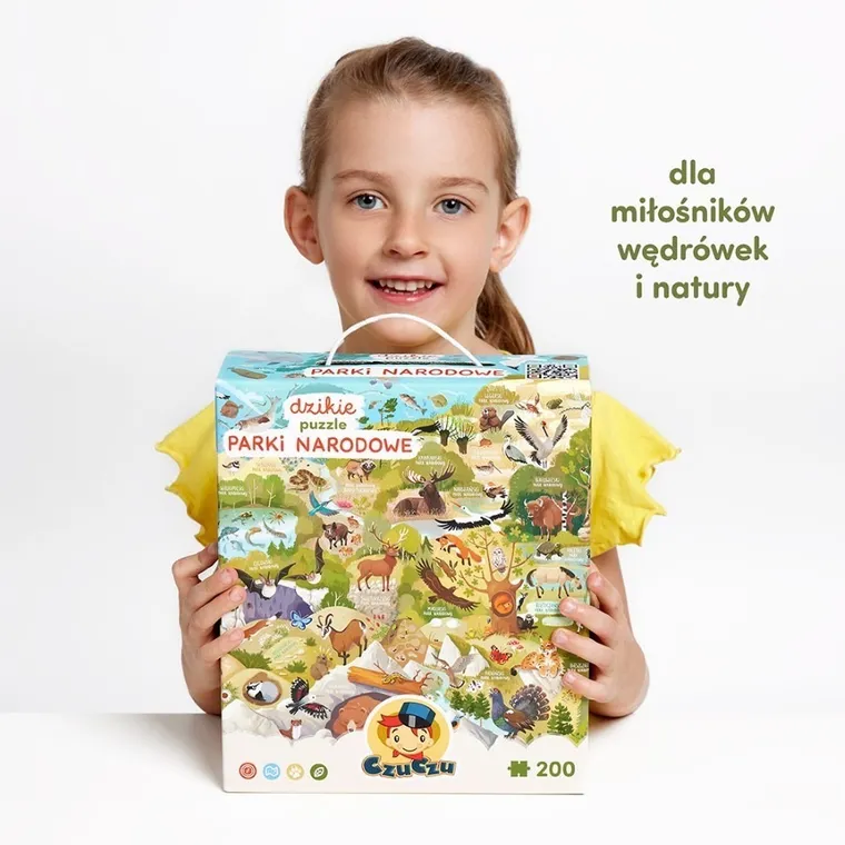 CzuCzu, Dzikie puzzle, Parki Narodowe, 200 elementów, 6+