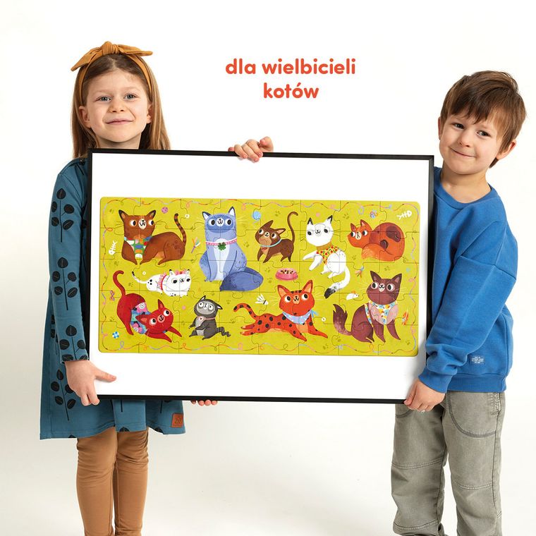 CzuCzu, Miau Kotki. puzzle, 40 elementów, 3+