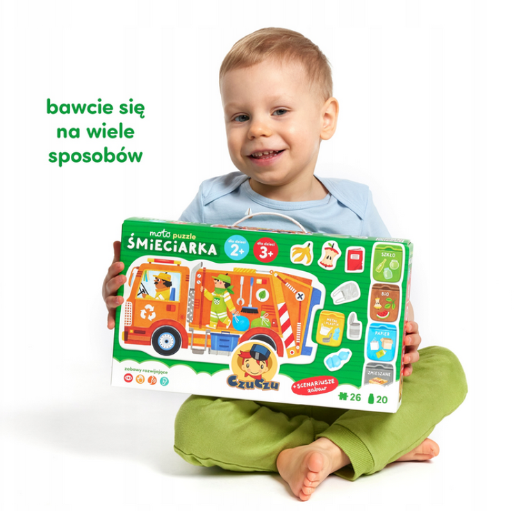 CzuCzu, Moto puzzle, Śmieciarka