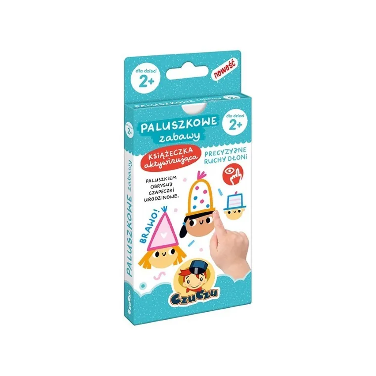 CzuCzu, Paluszkowe zabawy, książeczka harmonijka, 2+