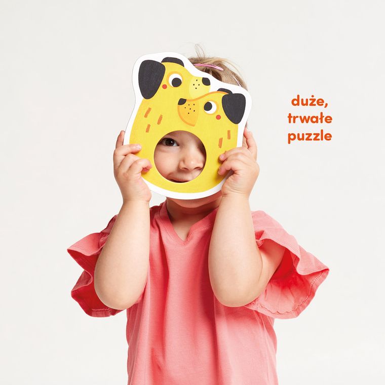 CzuCzu, Pierwsze puzzle, Rodzinki, 15 mies.+, puzzle z dziurką
