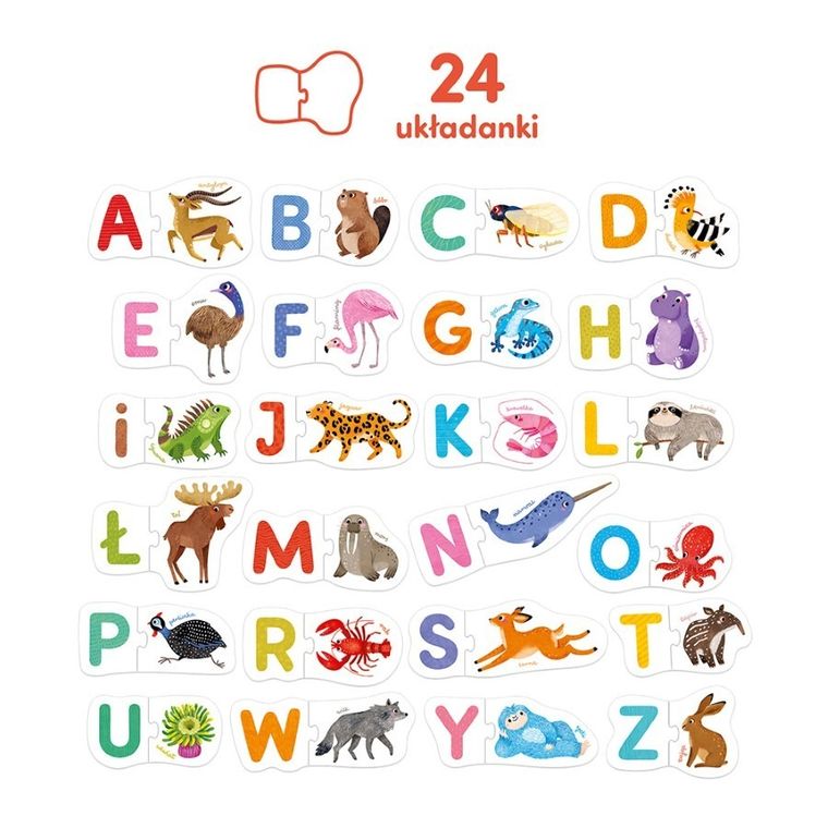 CzuCzu, Puzzle do pary, Literki