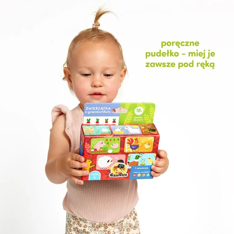 CzuCzu, puzzle do pary, Zwierzątka z gospodarstwa