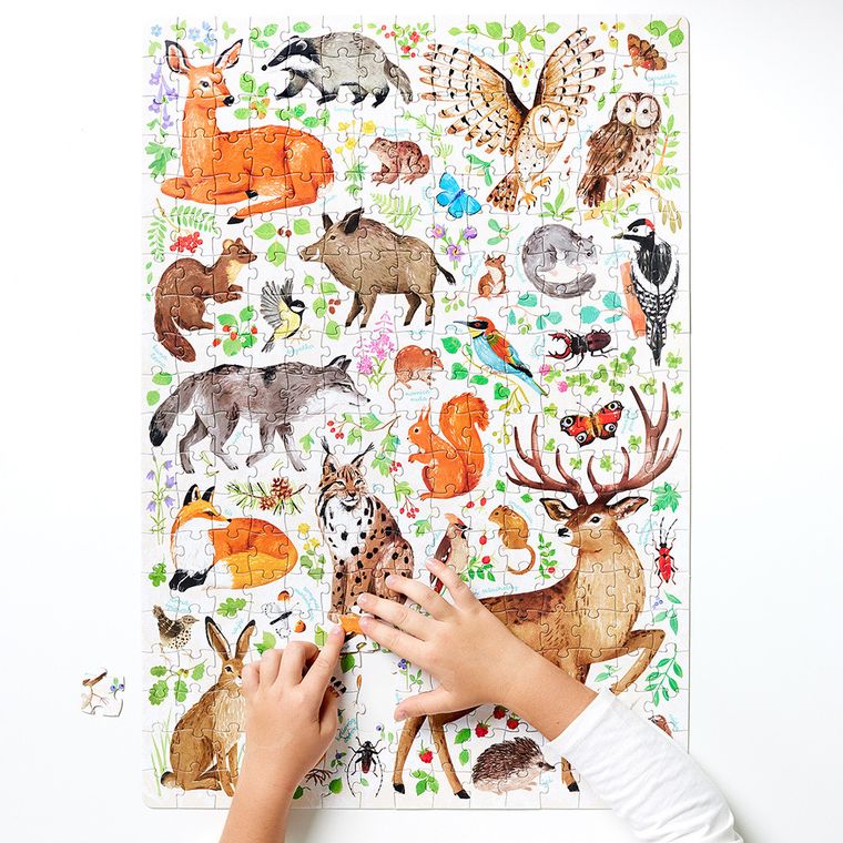 CzuCzu, puzzle odkrywcy, Dzika przyroda, 300 elementów