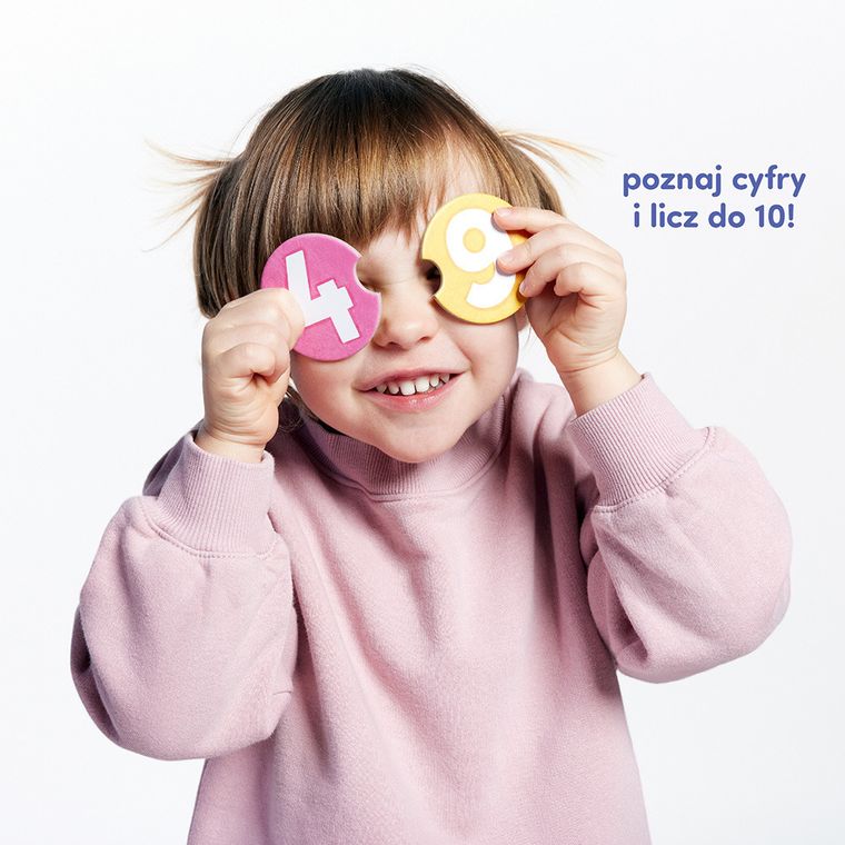CzuCzu, puzzle z dziurką, pociąg z cyferkami, 30 elementów