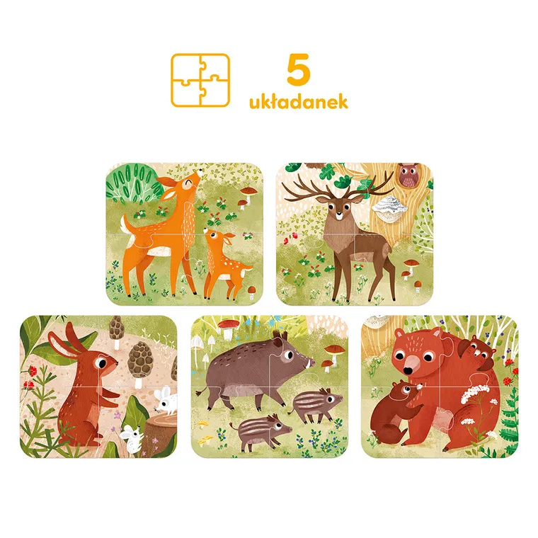 CzuCzu, Układam Leśne zwierzęta dla dzieci 2+