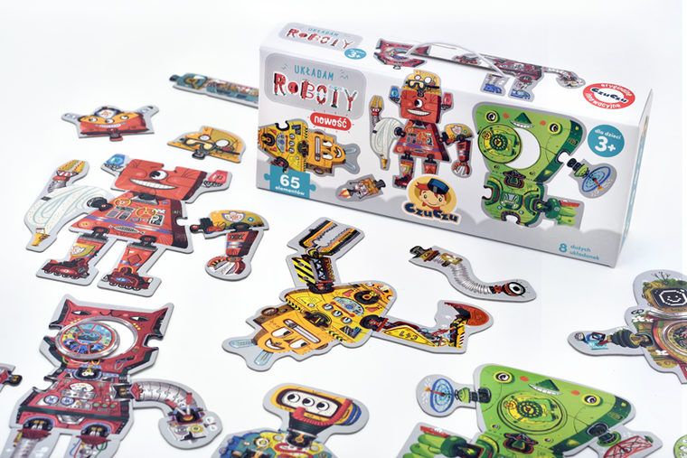 CzuCzu, Układam roboty, puzzle