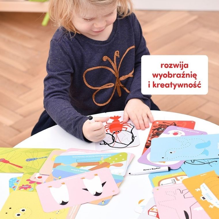 CzuCzu, Zwierzątka, zabawy kreatywne z pisakiem zmazywakiem