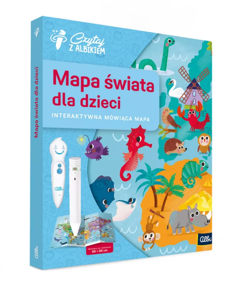 Czytaj z Albikiem. Mapa Świata