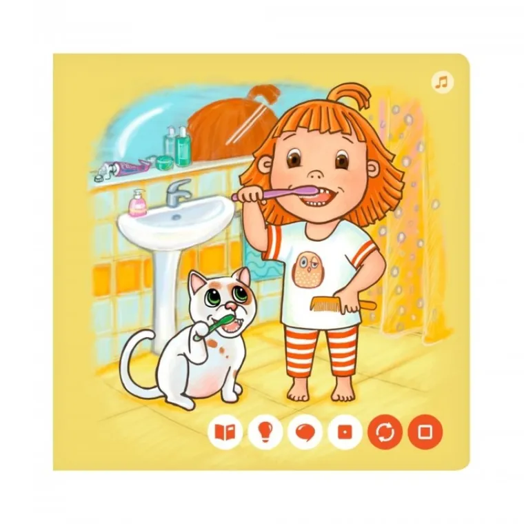 Czytaj z Albikiem. Mini książeczka. Codzienne czynności