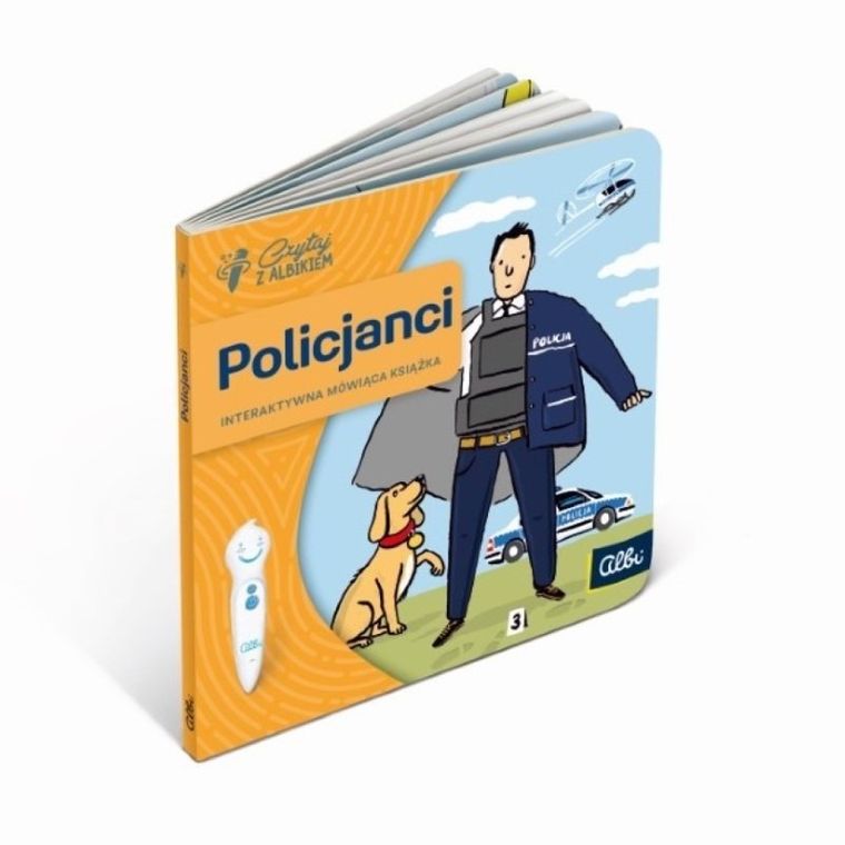 Czytaj z Albikiem. Mini książeczka. Zawody. Policjanci