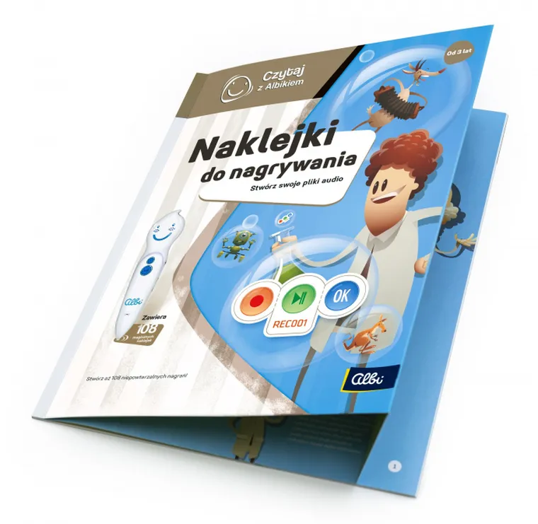 Czytaj z Albikiem. Naklejki do nagrywania dzwięków