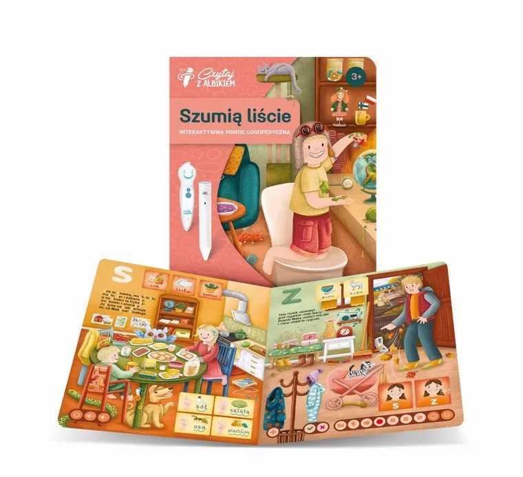 Czytaj z Albikiem. Szumią liście. Interaktywna pomoc logopedyczna