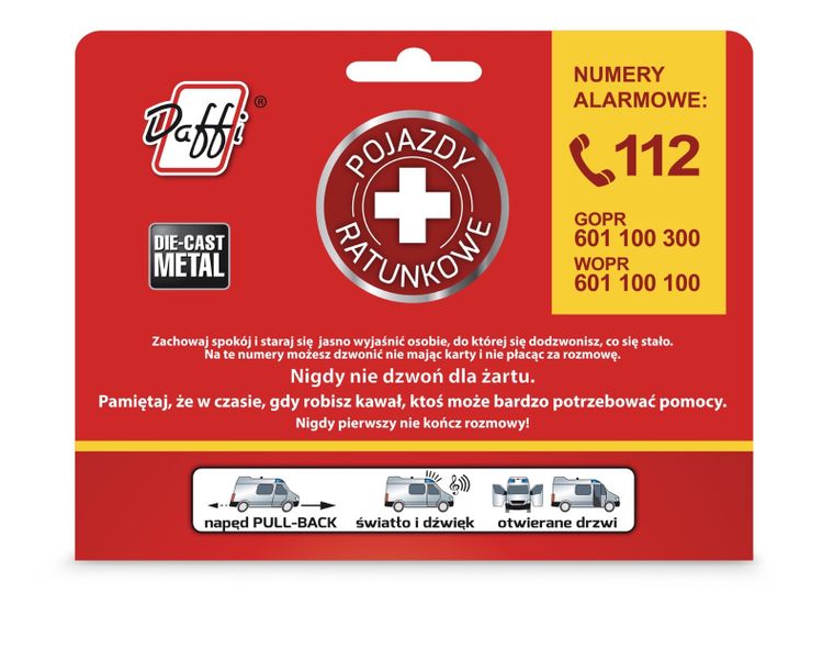 Daffi, karetka, interaktywny pojazd ratunkowy