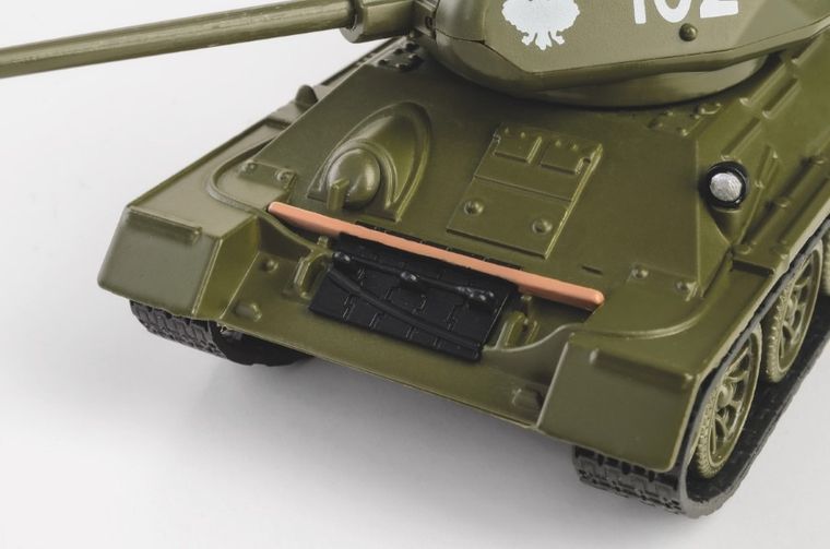 Daffi, Kolekcja Polskiej Motoryzacji, Czołg Rudy 102, pojazd, model metalowy, 1:43