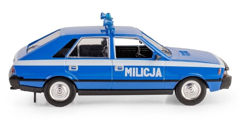 Daffi, Kolekcja Polskiej Motoryzacji, FSO Polonez Milicja, pojazd, model metalowy, 1:43