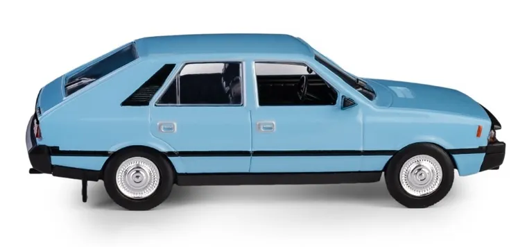Daffi, Kolekcja Polskiej Motoryzacji, FSO Polonez, pojazd, model metalowy, niebieski, 1:43