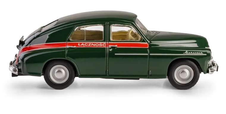 Daffi, Kolekcja Polskiej Motoryzacji, Warszawa M-20 Łączność, pojazd, model metalowy, 1:43
