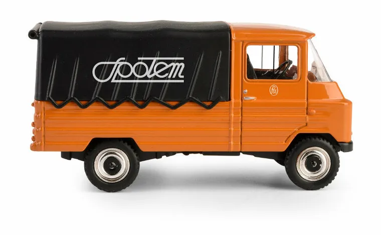 Daffi, Kolekcja Polskiej Motoryzacji, Żuk Społem, pojazd, model metalowy, brązowy, 1:43