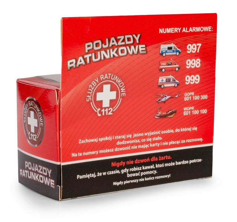 Daffi, Mercedes Benz Sprinter B-261, pogotowie ratunkowe, pojazd, model metalowy, 1:50