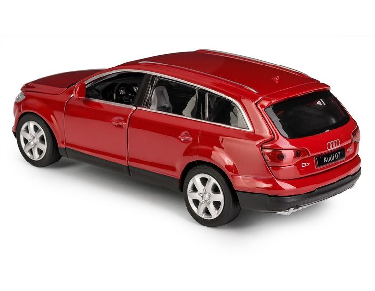 Daffi, MSZ, Audi Q7, pojazd, model metalowy, czerwony, 1:32