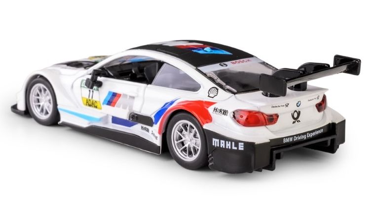 Daffi, MSZ, BMW M4 DTM, pojazd, model metalowy, biały, 1:44