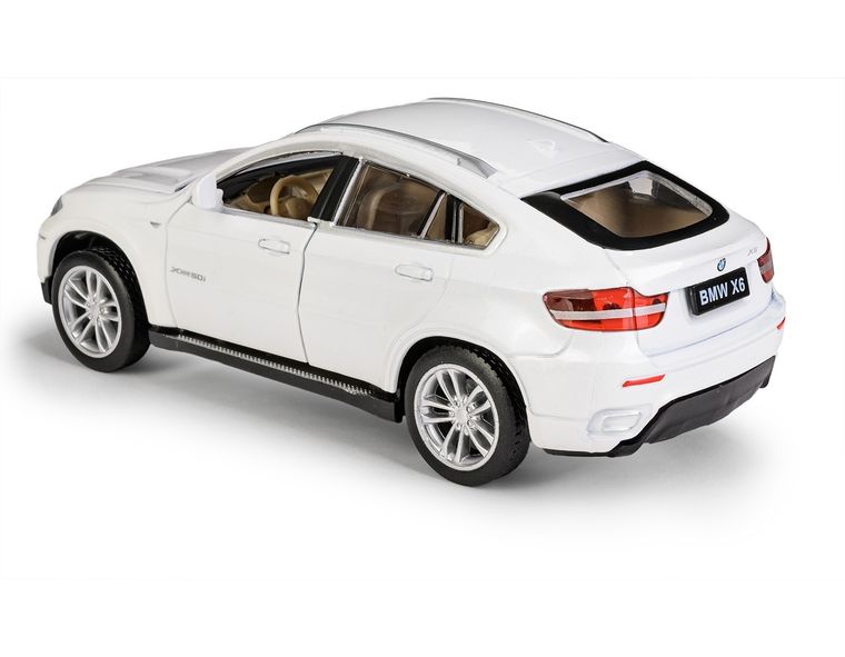 Daffi, MSZ, BMW X6, pojazd, model metalowy, biały, 1:32