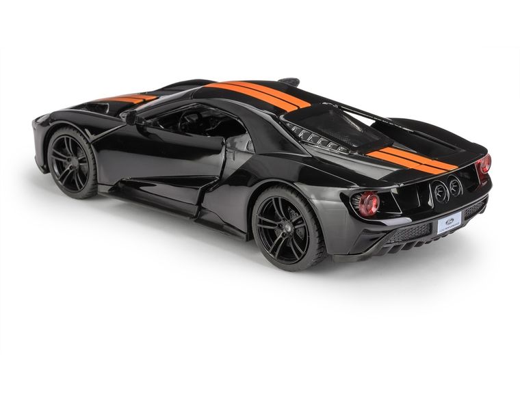 Daffi, MSZ, Ford GT 2017, pojazd, model metalowy, czarny, 1:32