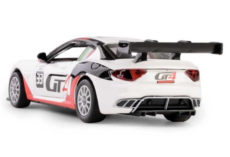 Daffi, MSZ, Maserati GranTurismo MC GT4, pojazd, model metalowy, biały, 1:43