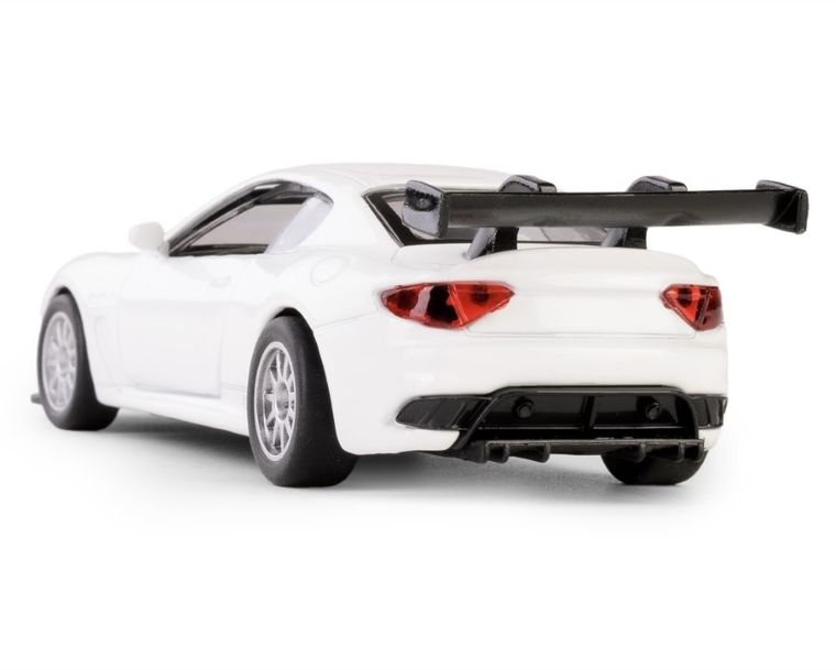 Daffi, MSZ, Maserati GranTurismo MC GT4, pojazd, model metalowy, biały, 1:43