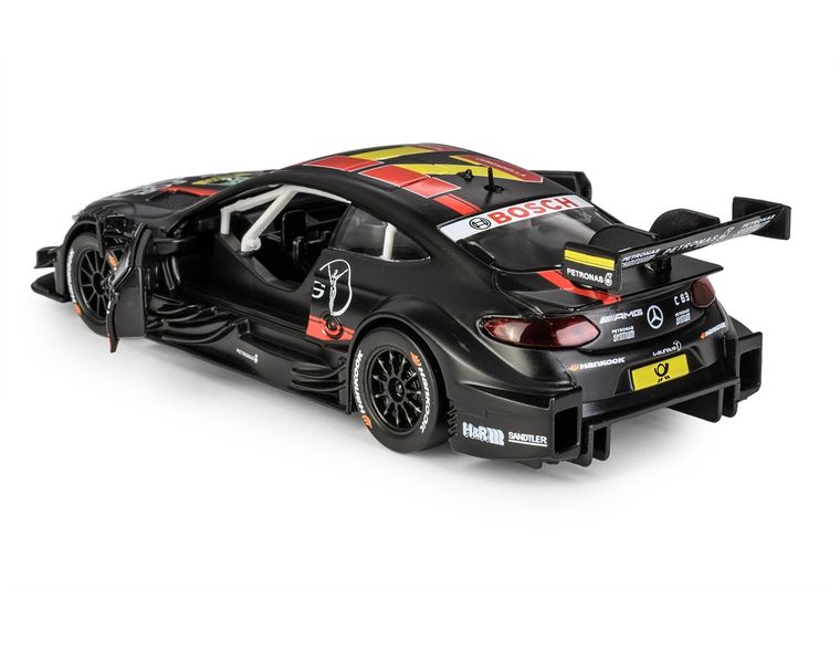 Daffi, MSZ, Mercedes-AMG C 63 DTM, pojazd, model metalowy, czarny, 1:32