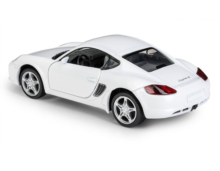 Daffi, MSZ, Porsche Cayman S, pojazd, model metalowy, biały, 1:32