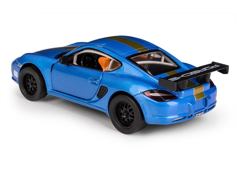 Daffi, MSZ, Porsche Cayman S, pojazd, model metalowy, niebieski, 1:32