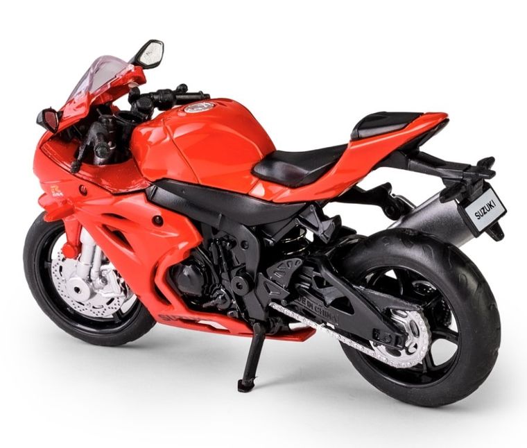Daffi, MSZ, Suzuki GSX-R1000, pojazd, model metalowy, czerwony, 1:18