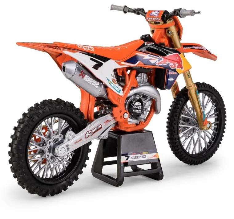 Daffi, Red Bull KTM 450 SX-F No.7 Rider: Aaron Plessinger, motocykl, model metalowy, 1:12