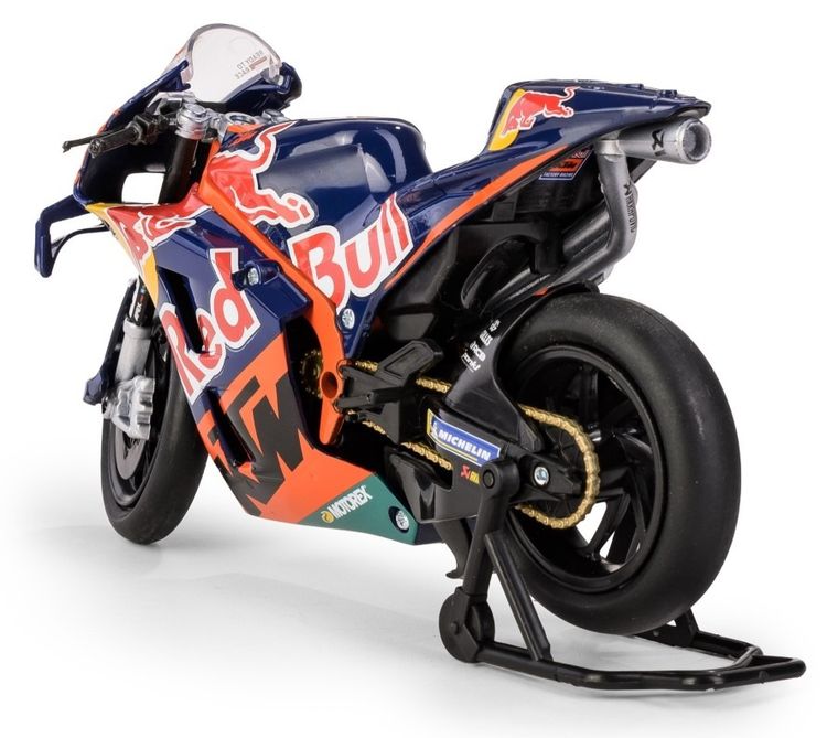 Daffi, Red Bull KTM Factory Racing Team RC16 2022 Rider: Brad Binder No.33, motocykl, model metalowy, 1:12